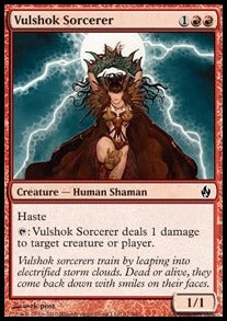 Vulshok Sorcerer - Premium Deck Series: Fire & Lightning (Common) [PD2-11]