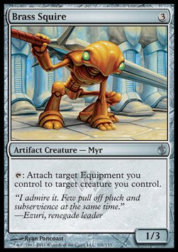 Brass Squire - Mirrodin Besieged (Uncommon) [MBS-101]