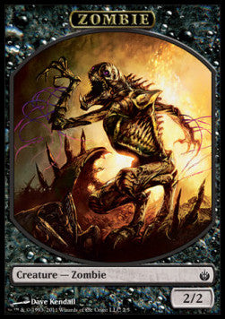 Zombie Token (Black 2/2) - Mirrodin Besieged (Token) [MBS-T2]