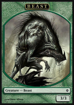 Beast Token (Green 3/3) - New Phyrexia (Token) [NPH-T1]