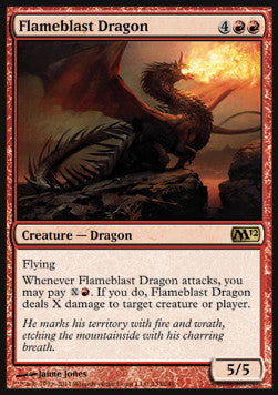 Flameblast Dragon - Magic 2012 (Rare) [M12-133]