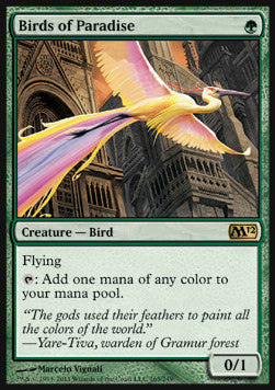 Birds of Paradise - Magic 2012 (Rare) [M12-165]