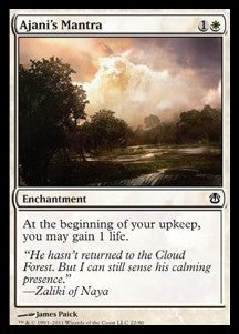 Ajani's Mantra - Duel Decks: Ajani vs. Nicol Bolas (Common) [DDH-22]