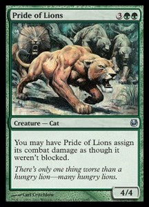 Pride of Lions - Duel Decks: Ajani vs. Nicol Bolas (Uncommon) [DDH-19]