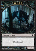 Wolf Token (Black 1/1) - Innistrad (Token) [ISD-T6]