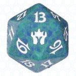 Green Fifth Dawn D20 Die - Fifth Dawn