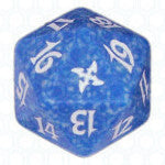 Blue Betrayers of Kamigawa D20 Die - Betrayers of Kamigawa