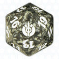 Black Mirrodin Besieged D20 Die - Mirrodin Besieged