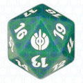 Green Mirrodin Besieged D20 Die - Mirrodin Besieged