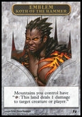 Koth of the Hammer Emblem - Duel Decks: Venser vs. Koth (Token) [DDI-E2]