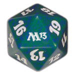 Green Magic 2013 D20 Die - Magic 2013