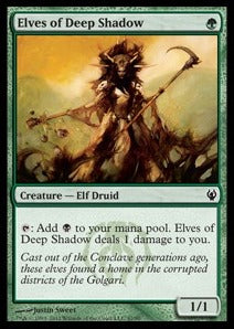 Elves of Deep Shadow - Duel Decks: Izzet vs. Golgari (Common) [DDJ-47]