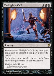 Twilight's Call - Duel Decks: Izzet vs. Golgari (Rare) [DDJ-76]