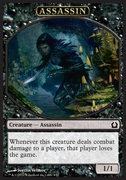 Assassin Token (Black 1/1) - Return to Ravnica (Token) [RTR-T4]