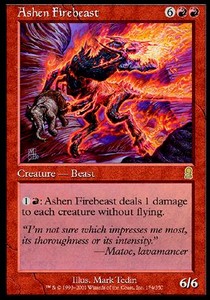 Ashen Firebeast - Odyssey (Rare) [ODY-174]