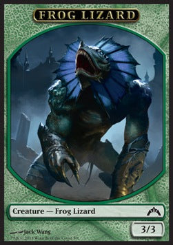 Frog Lizard Token (Green 3/3) - Gatecrash (Token) [GTC-T3]