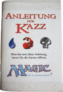Introductory Two-Player Set: Kazz Instructions Booklet - Introductory Two-Player Set