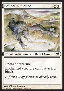 Bound in Silence - Modern Masters (Common) [MMA-8]