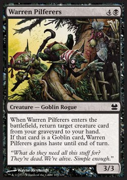 Warren Pilferers - Modern Masters (Common) [MMA-103]