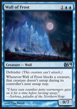 Wall of Frost - Magic 2014 (Uncommon) [M14-78]