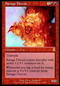 Savage Firecat - Odyssey (Rare) [ODY-218]