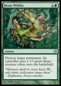 Beast Within - Duel Decks: Heroes vs. Monsters (Uncommon) [DDL-69]
