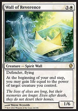 Wall of Reverence - Commander 2013 (Rare) [C13-26]