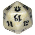 Born of the Gods: D20 Die (White) - Born of the Gods
