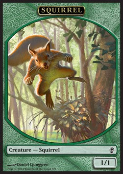 Squirrel Token (Green 1/1) - Conspiracy (Token) [CNS-T6]