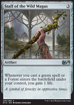 Staff of the Wild Magus - Magic 2015 (Uncommon) [M15-236]