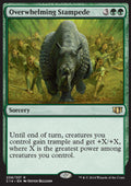 Overwhelming Stampede - Commander 2014 (Rare) [C14-208]