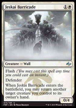 Jeskai Barricade - Fate Reforged (Uncommon) [FRF-15]