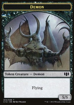 Demon Token (B 5/5) / Zombie Token (B 2/2) - Commander 2014 (Token) [C14-T 13/16]