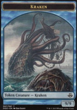 Kraken Token (Blue 9/9) - Duel Decks: Elspeth vs. Kiora (Token) [DDO-67]