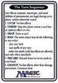 Rules Tip: The Turn Sequence - Introductory Two-Player Set (Tip Card) [IBS-R1]
