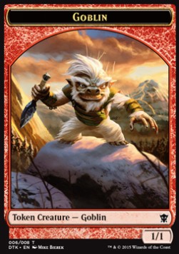 Goblin Token (Red 1/1) - Dragons of Tarkir (Token) [DTK-T6]