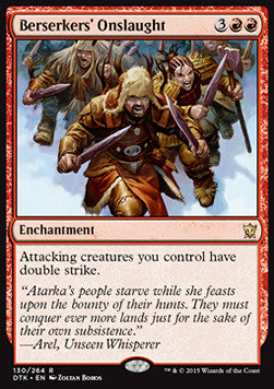 Berserkers' Onslaught - Dragons of Tarkir (Rare) [DTK-130]