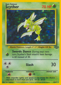 Scyther - Jungle (Holo Rare) [JU-10]