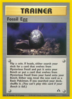Fossil Egg - Neo Discovery (Uncommon) [NDI-72]