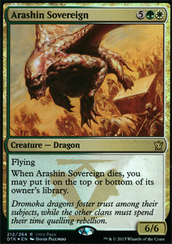Arashin Sovereign (V.2) - Dragons Of Tarkir: Promos (Rare) [PDTK-212]