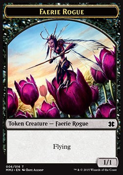 Faerie Rogue Token (Black 1/1) - Modern Masters 2015 (Token) [MM2-T6]