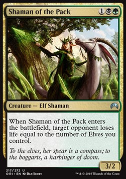 Shaman of the Pack - Magic Origins (Uncommon) [ORI-217]