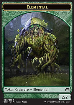 Elemental Token (Green 2/2) - Magic Origins (Token) [ORI-T08]