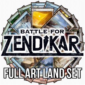 Battle for Zendikar: Full Art Basic Land Set - Battle for Zendikar (Land)