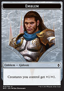 Gideon, Ally of Zendikar Emblem - Battle for Zendikar (Token) [BFZ-T12]