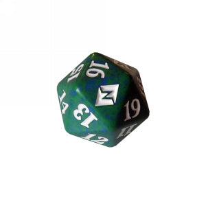 Battle for Zendikar: D20 Die (Green) - Battle for Zendikar