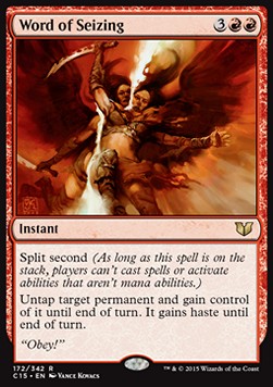 Word of Seizing - Commander 2015 (Rare) [C15-172]