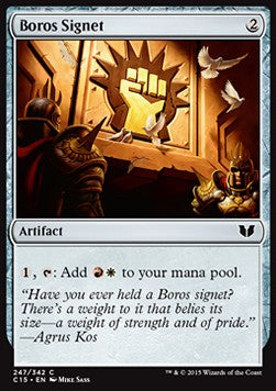 Boros Signet - Commander 2015 (Common) [C15-247]
