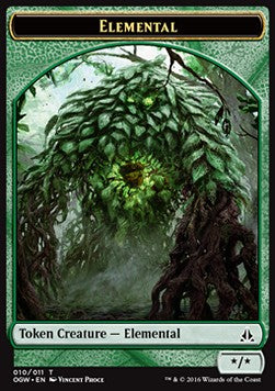 Elemental Token (Green */*) - Oath of the Gatewatch (Token) [OGW-T10]