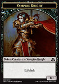 Vampire Knight Token (Black 1/1) - Shadows over Innistrad (Token) [SOI-T4]